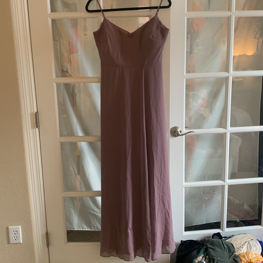 Birdie Grey Dusty Mauve Devin Convertible Dress M